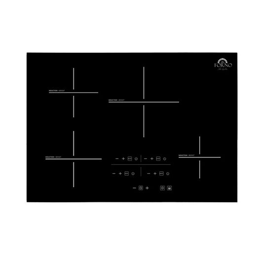 Forno Lecce 30-Inch Induction Cooktop with 4 Cooking Zones, Black Glass (Model FCTIN0545-30)