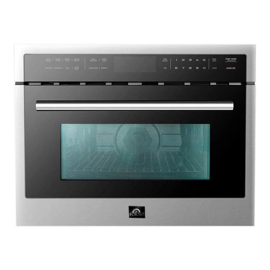 Forno 24-Inch Built-In Compact Convection Microwave Oven, 1.6 cu. ft. (Model FMWDR3093-24)