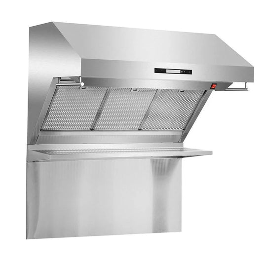 Forno Savona 36-Inch Wall-Mount Range Hood with Stainless Steel Backsplash (Model FRHWM5029-36HB)