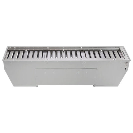 Forno Frassanito 48-Inch Recessed Range Hood, 900 CFM, Stainless Steel with Baffle Filters (Model FRHRE5346-48)
