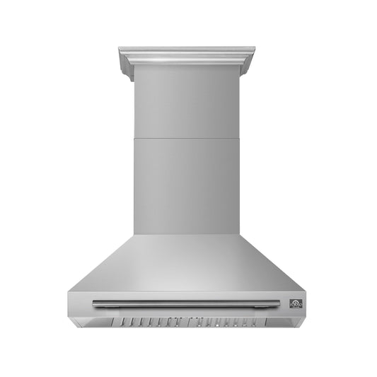 Forno Aria 36-Inch Wall Mount Range Hood, 1200 CFM, Stainless Steel (FRHWM5095-36)